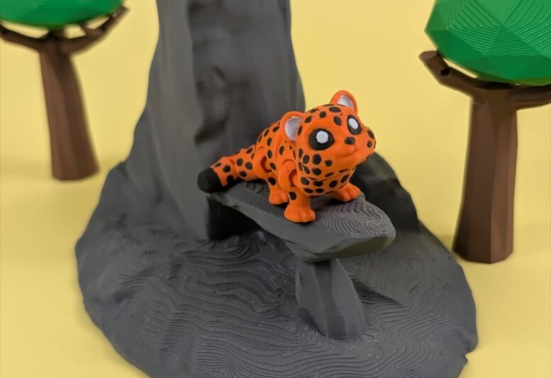 Leopard on stone